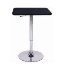Barový stôl s nastaviteľnou výškou, čierna, 57x84-110 cm, FLORIAN R1, rozbalený tovar
