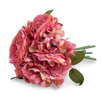Umelá kytica Kamélií ružová, 19 x 25 cm Skladom? Never falošným recenziám