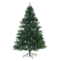 3D vianočný stromček so šiškami, zelená, 180cm, CHRISTMAS TYP 7